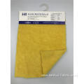 Knitted Velvet Fabric Width 160cm 100T Yellow Fabrics